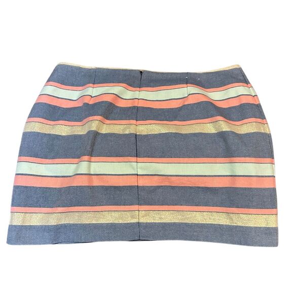 Gap Striped Mini Skirt - Size 6 - Picture 3 of 6